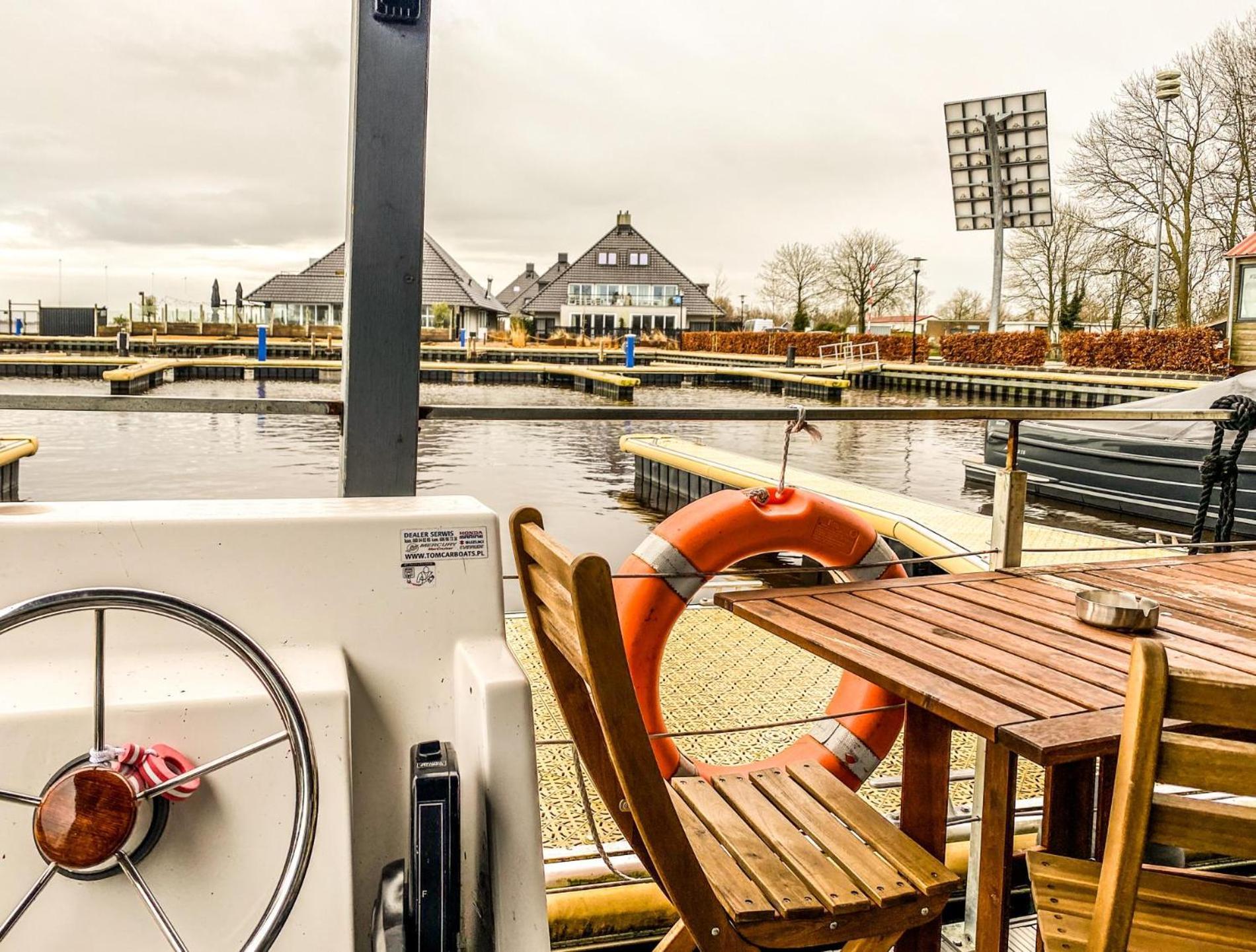 Houseboat Blue Sneekermeer Offingawier Екстериор снимка